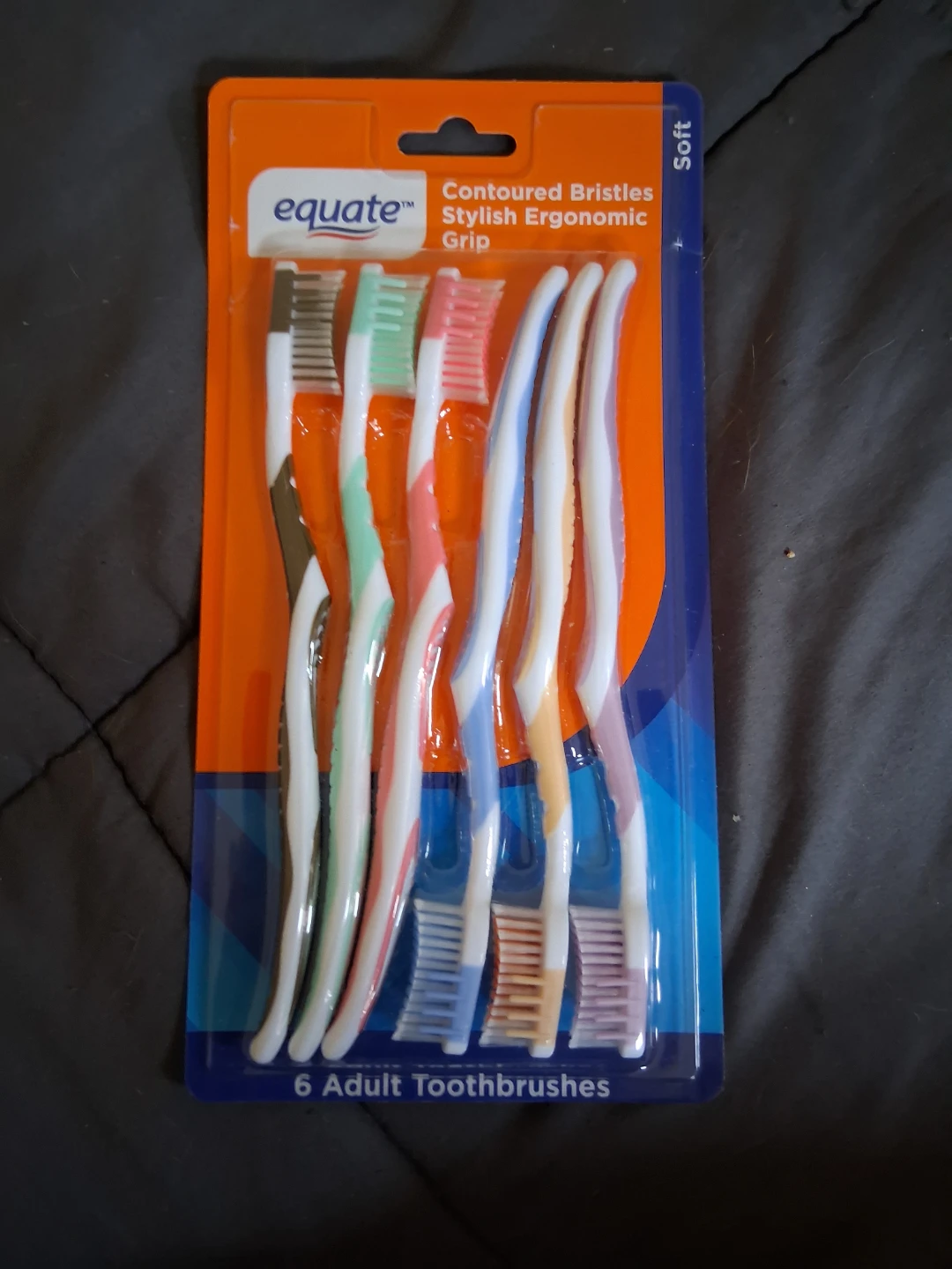 Unopened Equate Toothbrushes - 6 Count