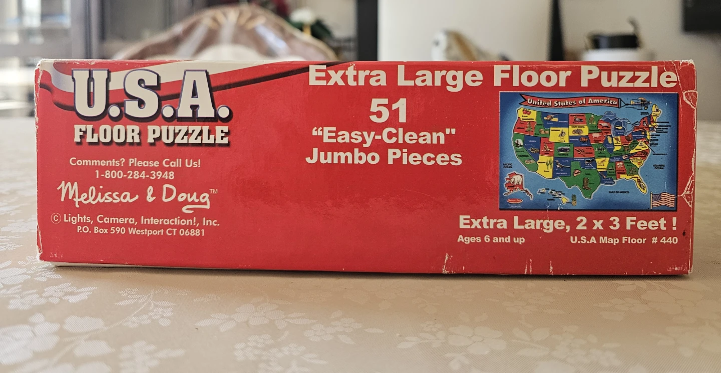 Melissa & Doug USA Floor Puzzle - 51 Jumbo Pieces - photo 3