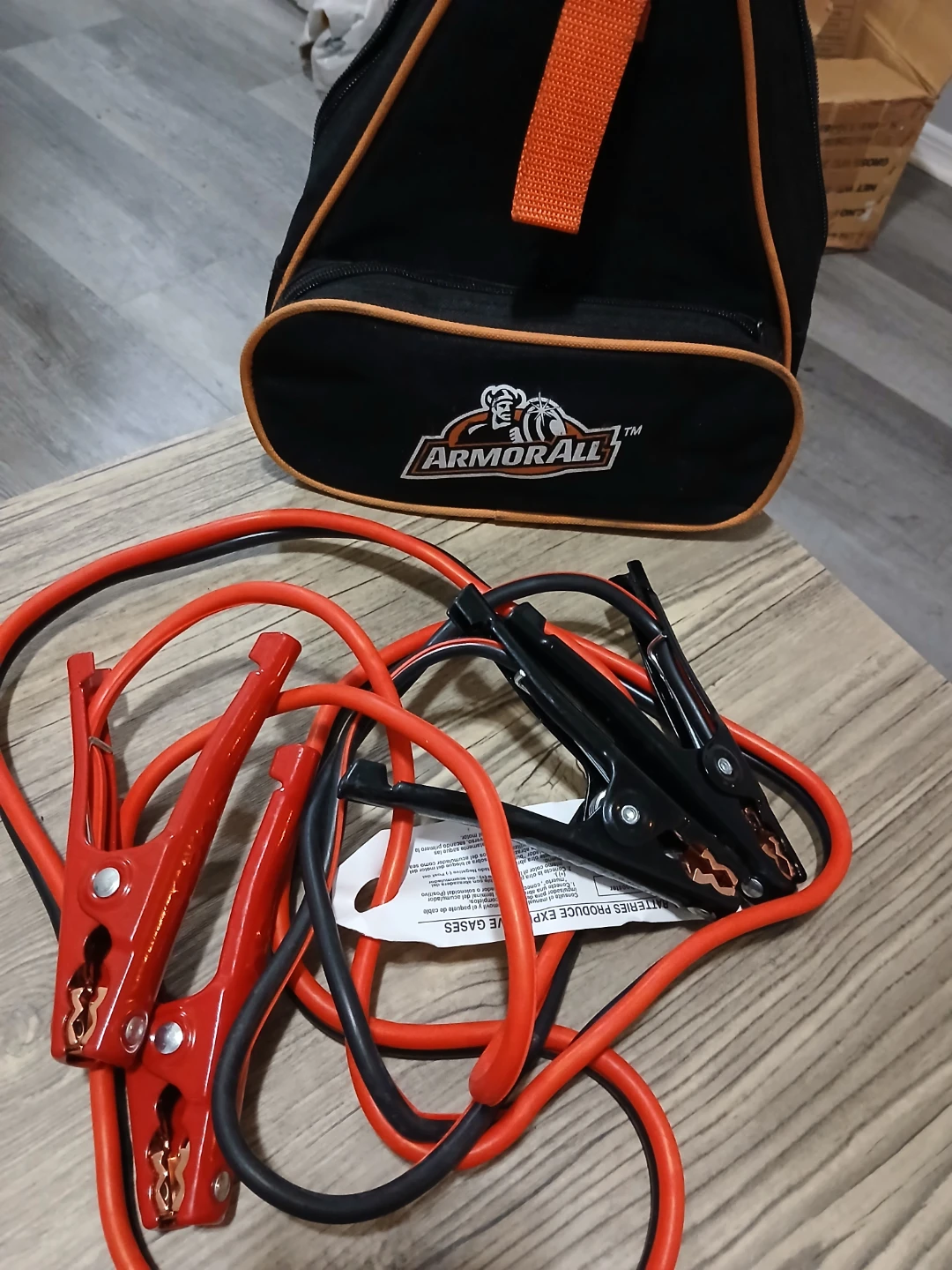 Armor All Jumper Cables with Bag and Tools
