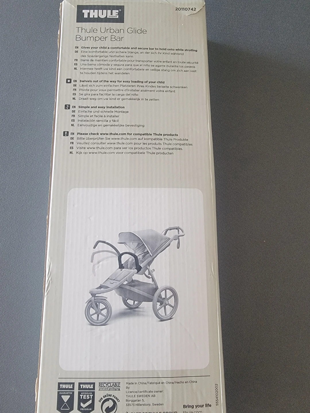 Thule Urban Glide Bumper Bar - photo 2
