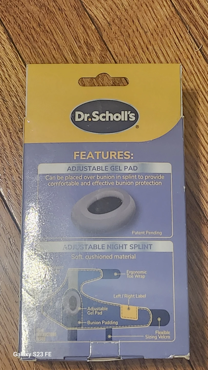 Dr. Scholl's Bunion Relief & Toe Corrector Massaging Gel Splint - photo 2