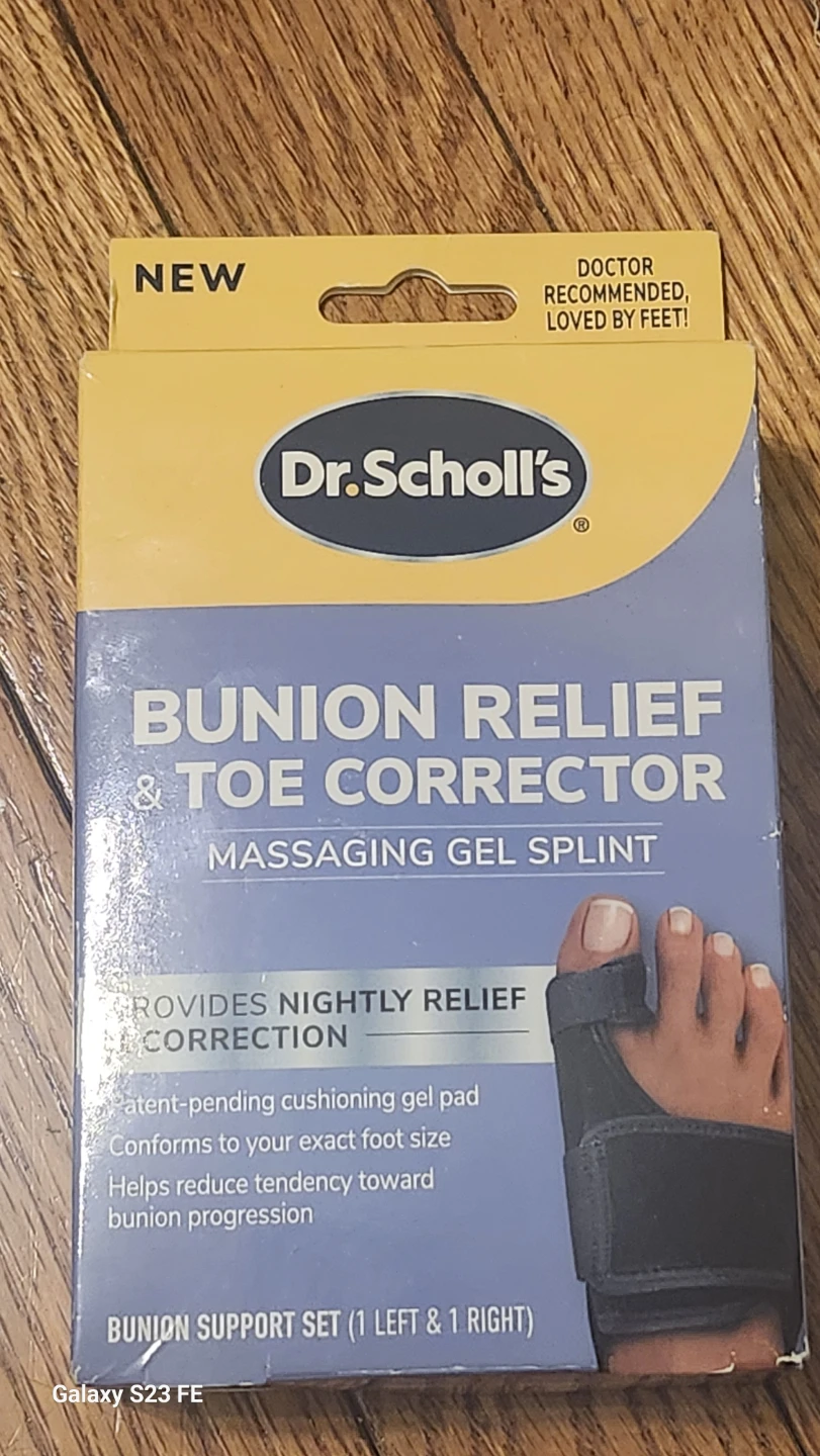 Dr. Scholl's Bunion Relief & Toe Corrector Massaging Gel Splint - photo 4