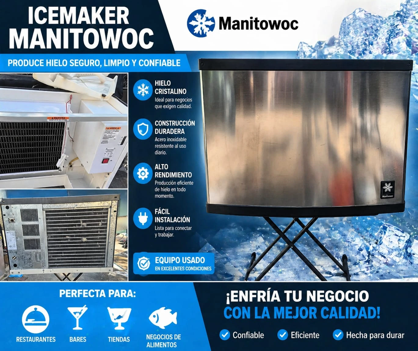 Manitowoc Ice Machine QY0604A - Used
