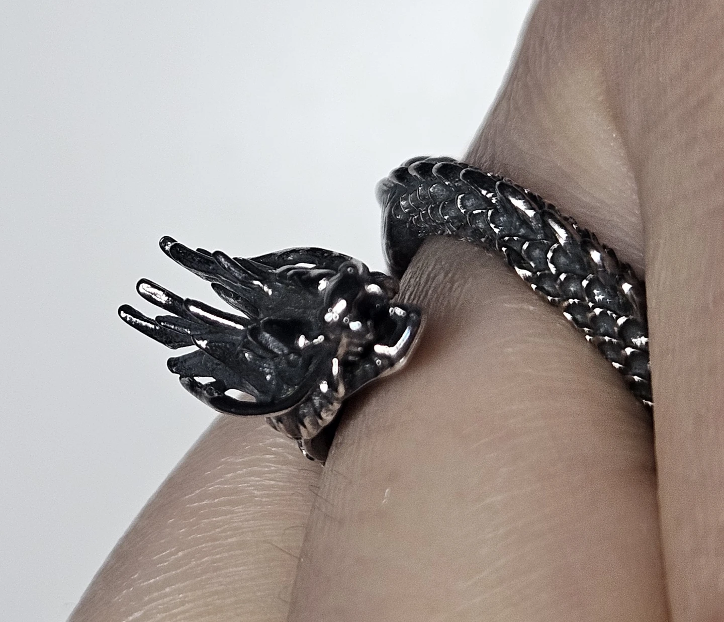 Unique Peacock & Dragon Adjustable Rings - photo 4
