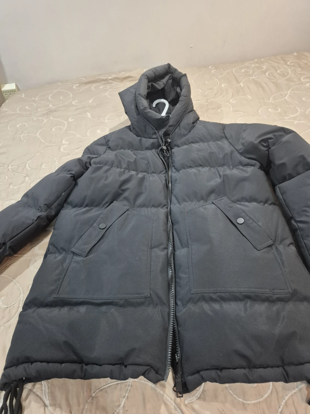 Point Zero Black Puffer Jacket XL