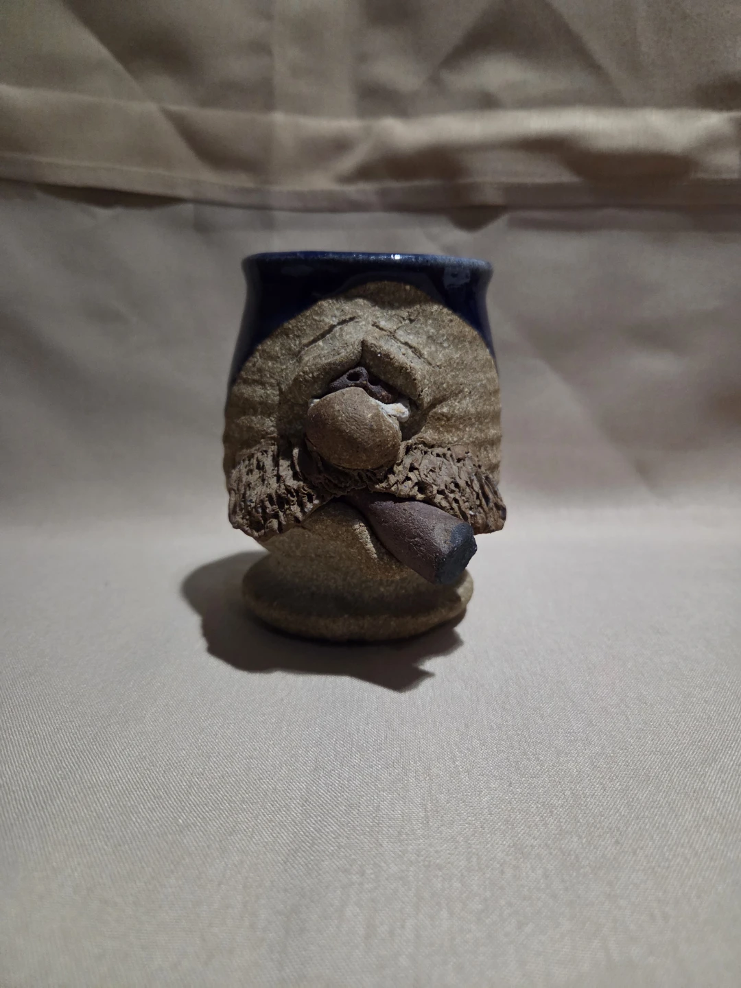 Unique Ceramic Mug with Face Design