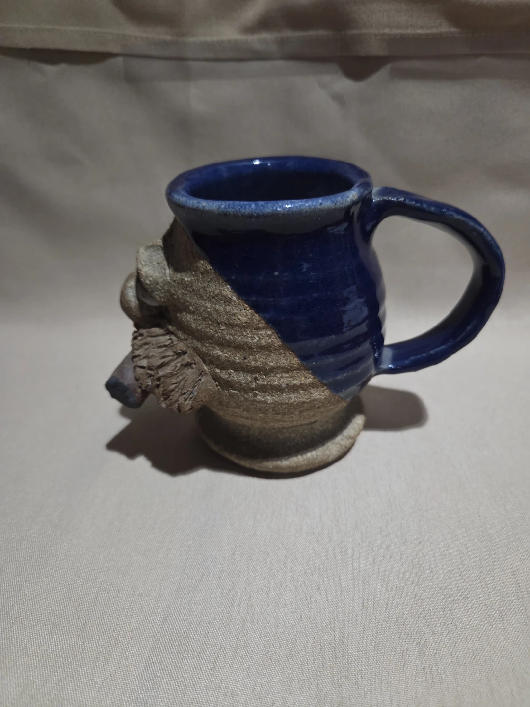 Unique Ceramic Mug with Face Design - photo 2