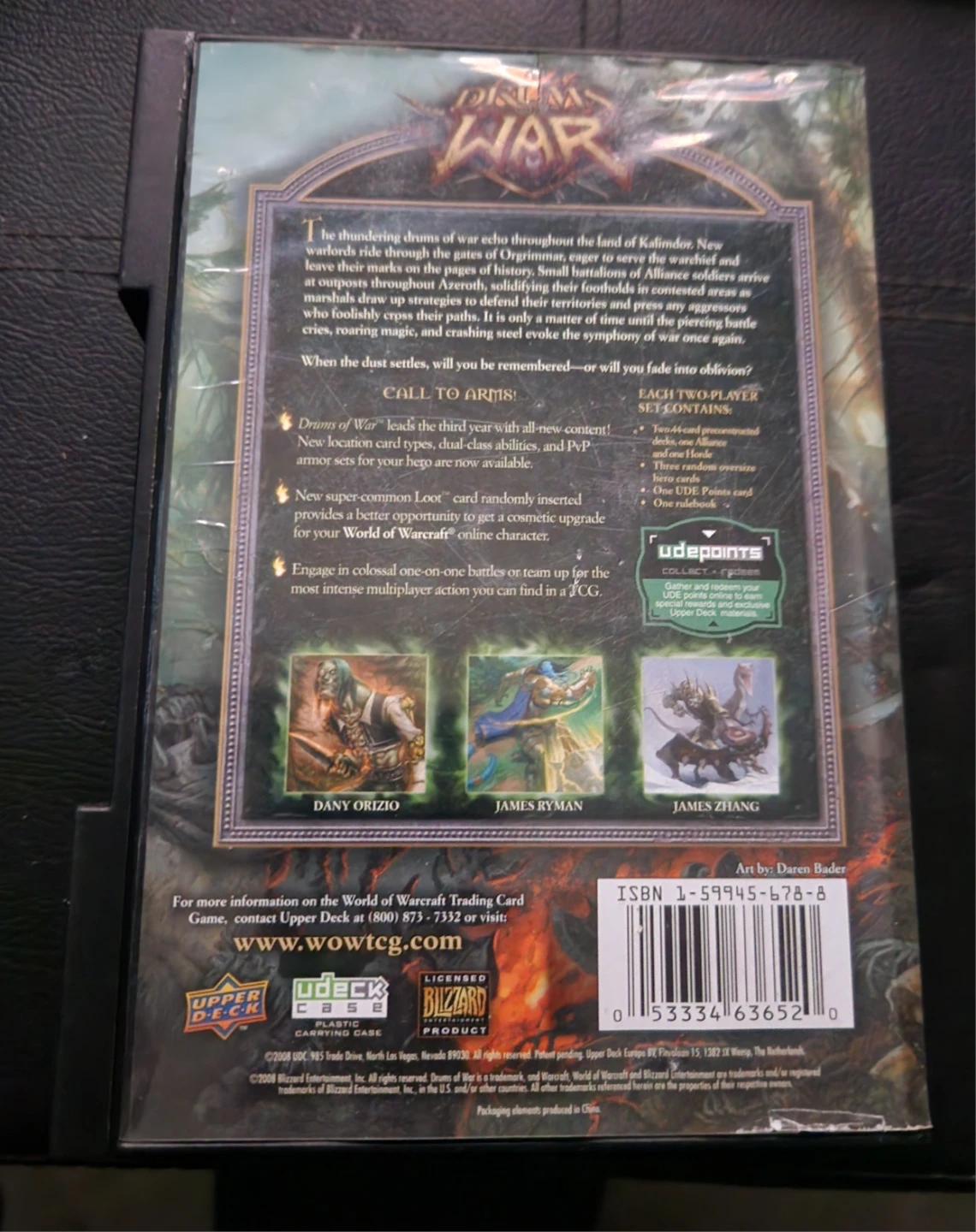World of Warcraft TCG: Drums of War PvP Battle Deck 🌱 - photo 3