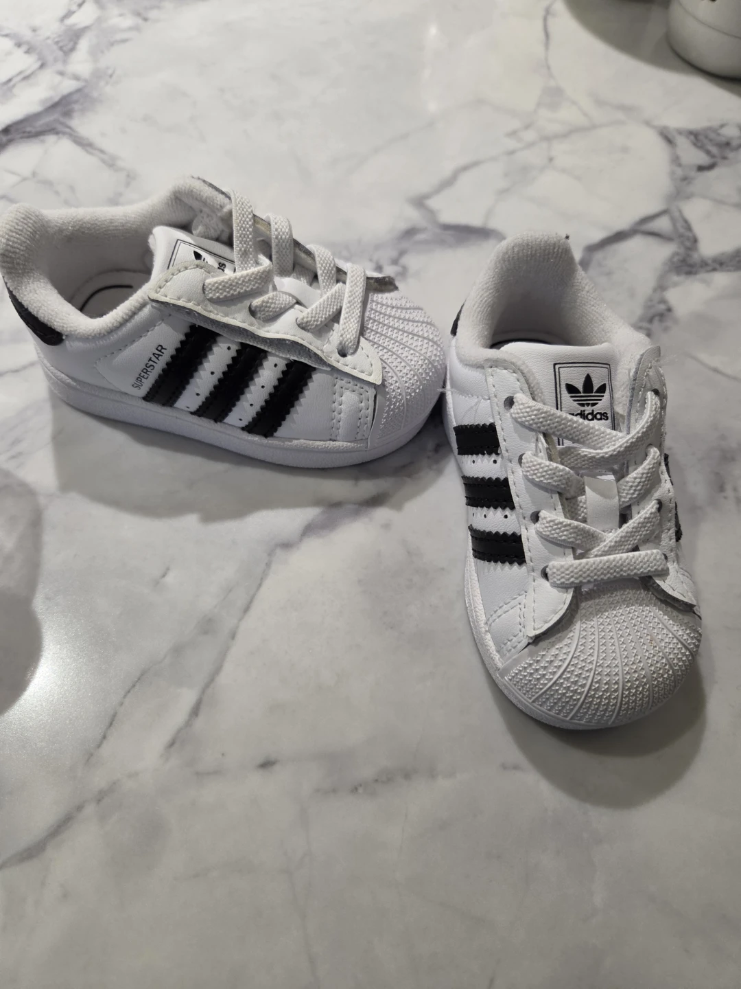 Adidas Superstar Crib Shoes White Black