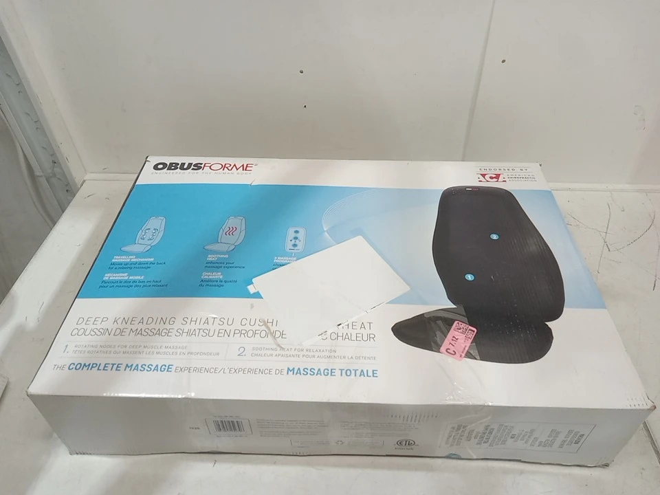 ObusForme Deep Kneading Shiatsu Back Massager with Heat | 💆‍♀️🔥✨ - photo 2