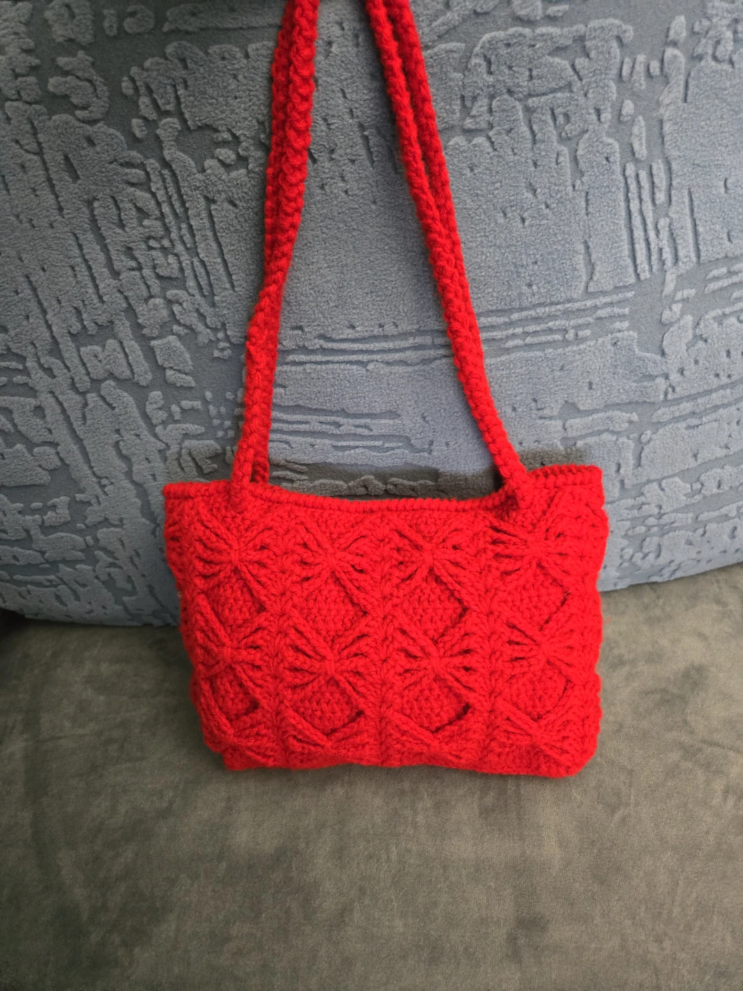 Crochet purse