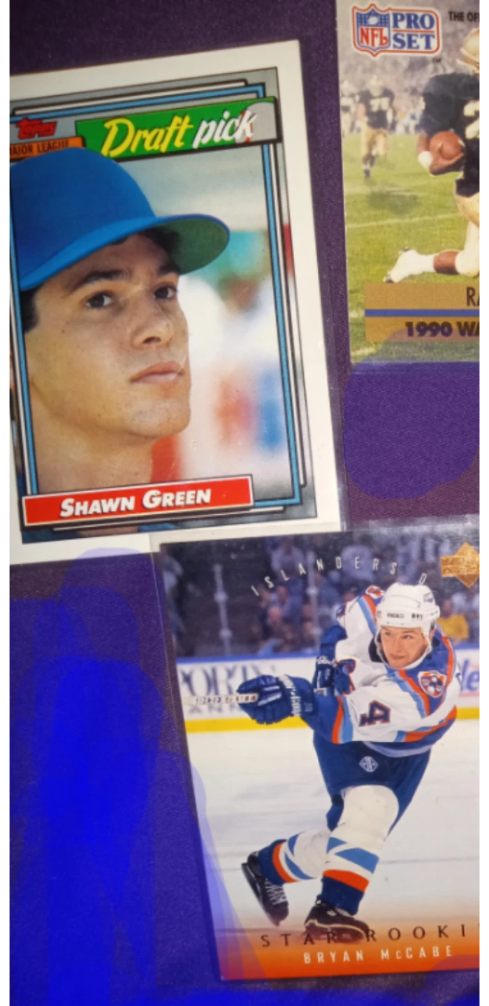Topps Shawn Green Draft Pick Baseball Card
