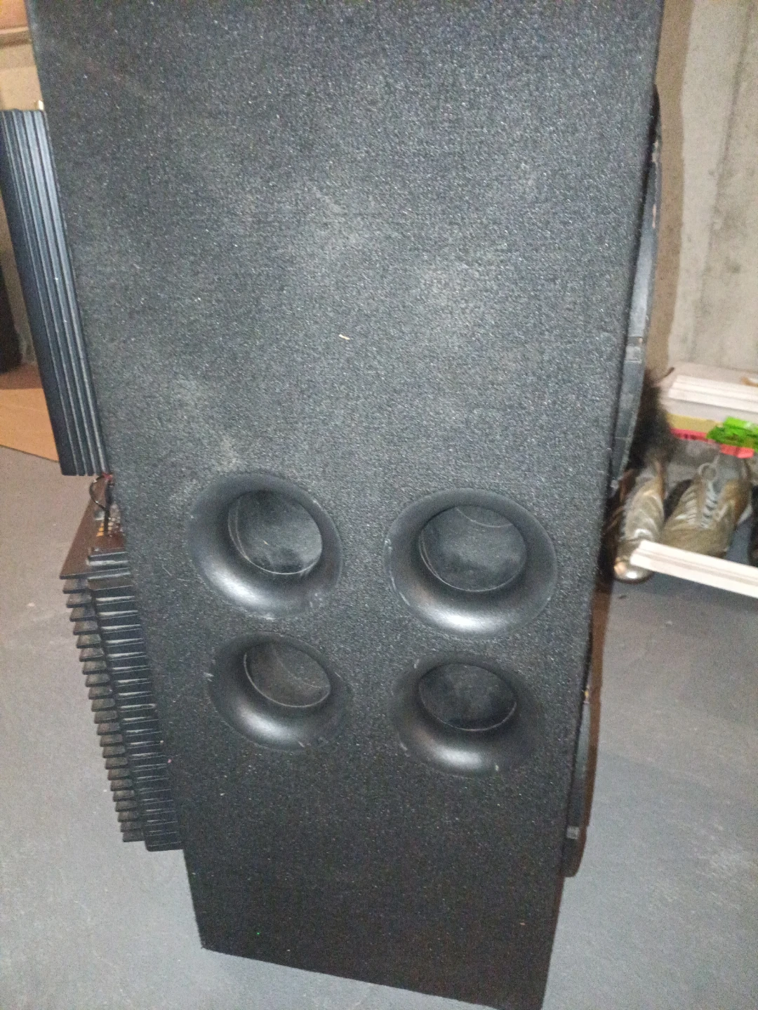 Kicker and Lanzar Car Audio Amplifiers with Lanzar Subwoofer Box - photo 3