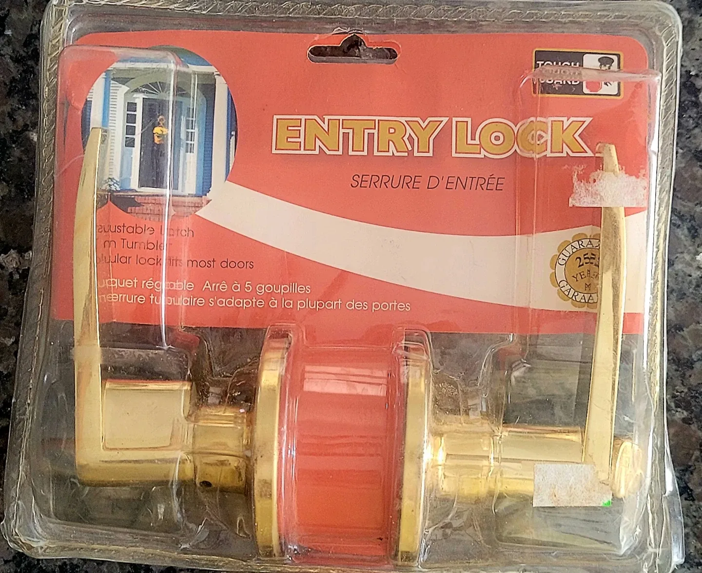 New Entry Door Lockset with keys.