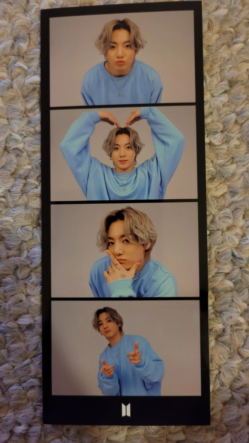 BTS Jungkook Photo Booth Strip