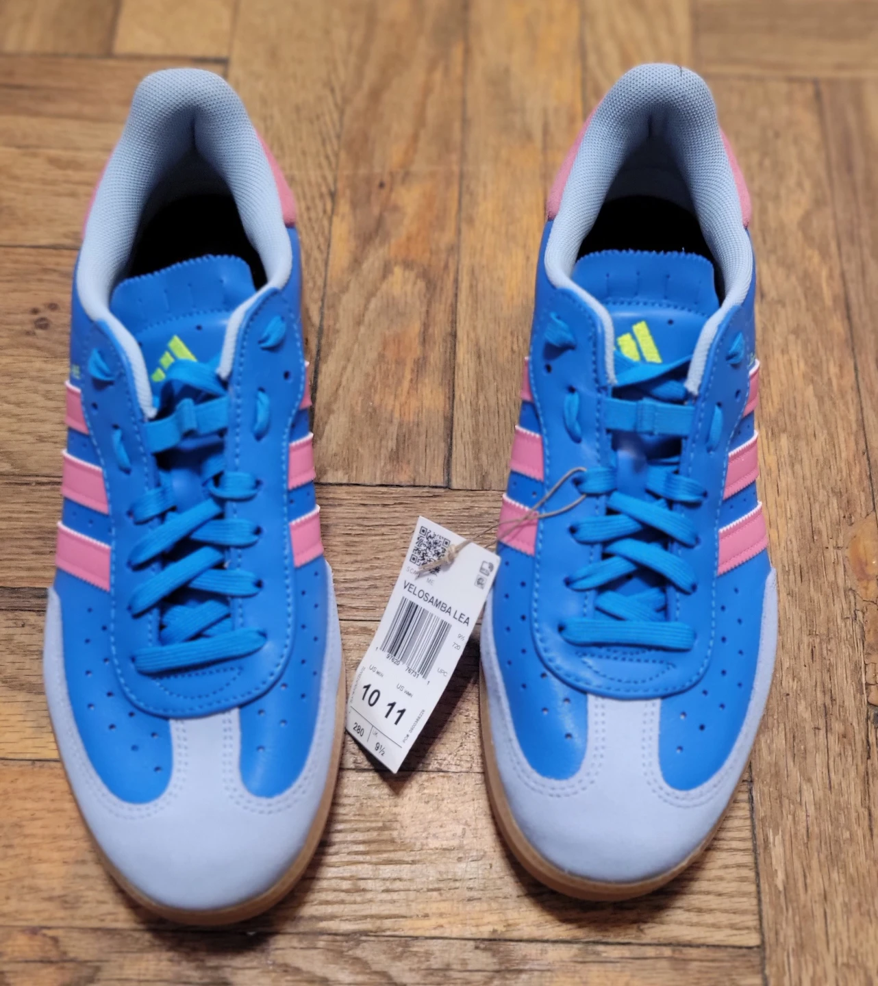Adidas Velosamba Lea Shoes Blue Pink Size 10