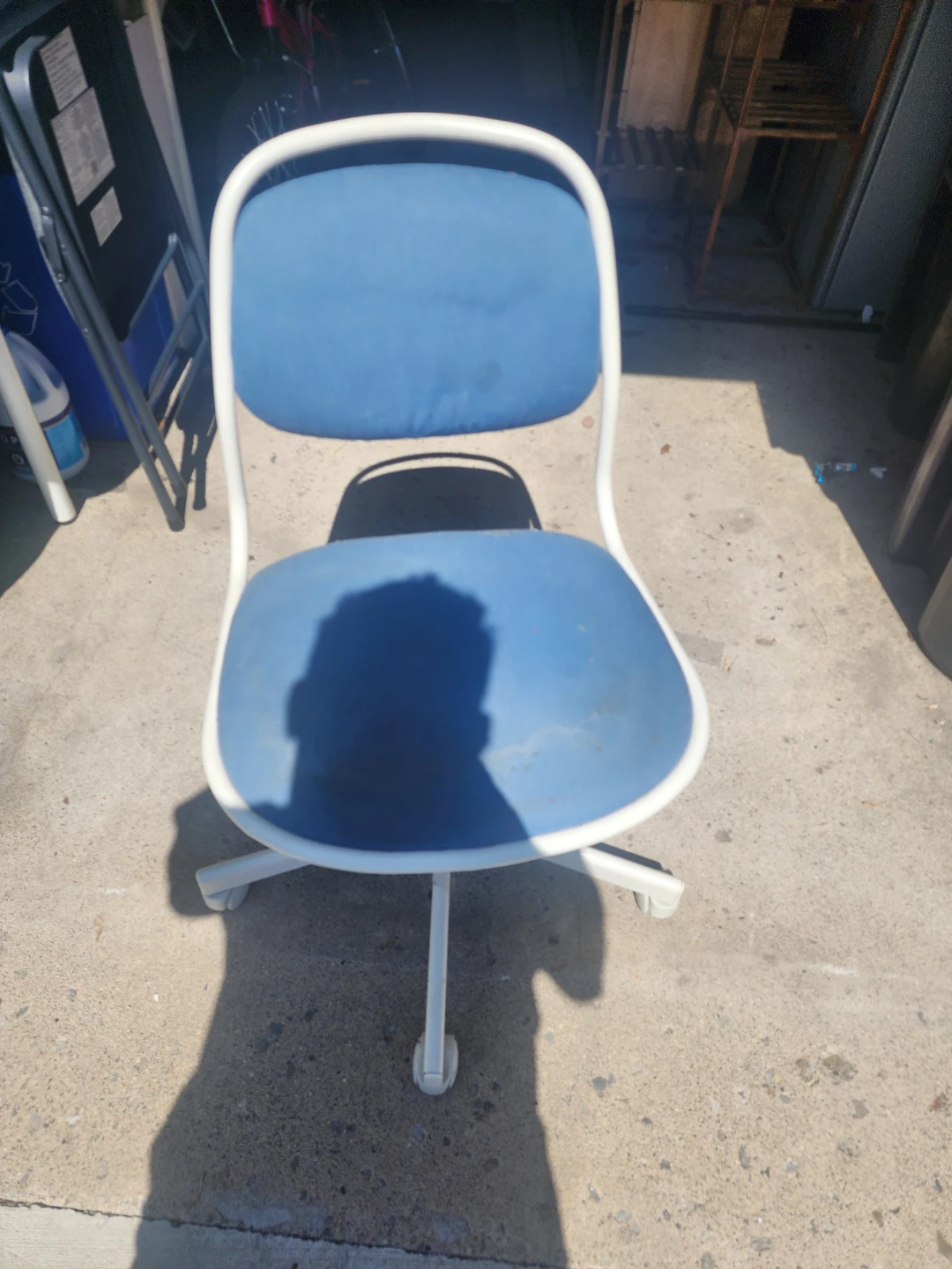 Blue task chair