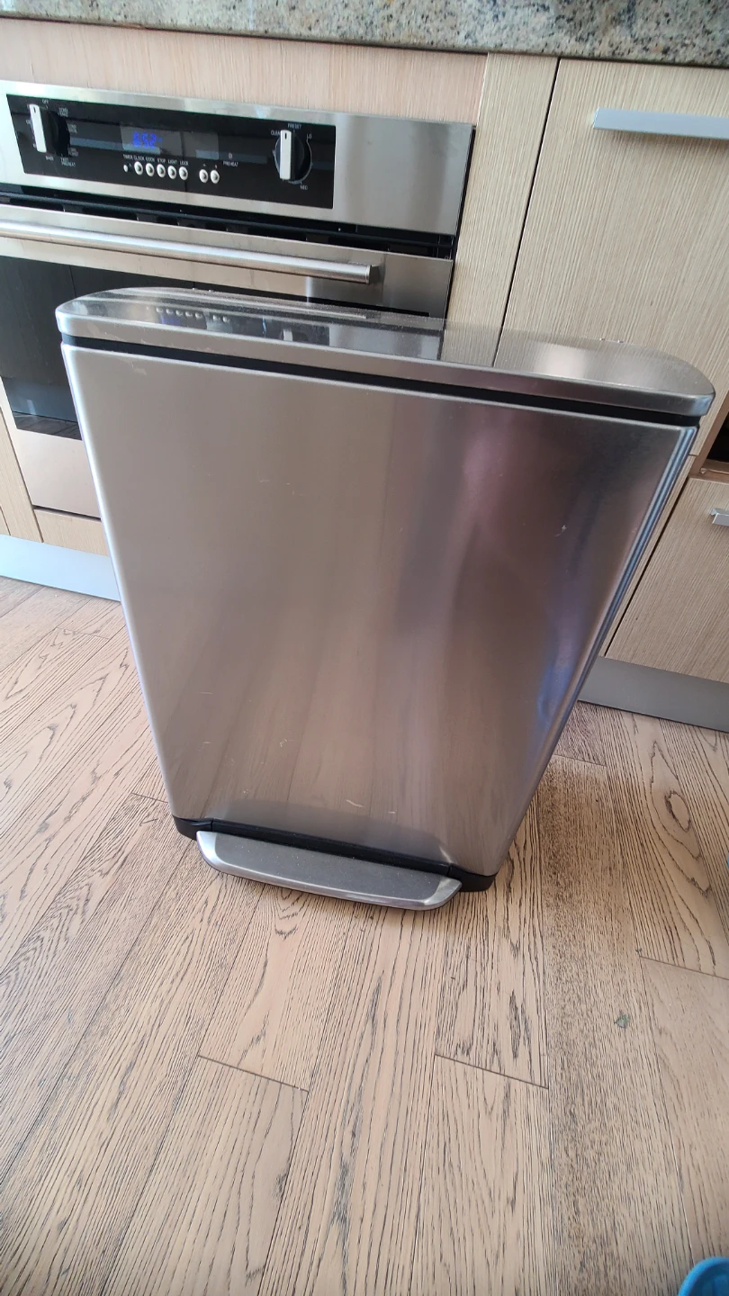 Stainless Steel Simplehuman 46L Kitchen Trash Can