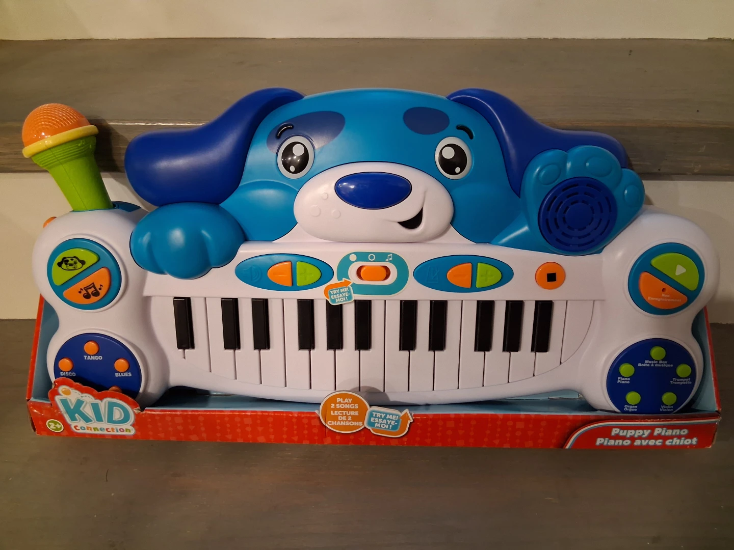 Kid Connection Puppy Piano with Microphone