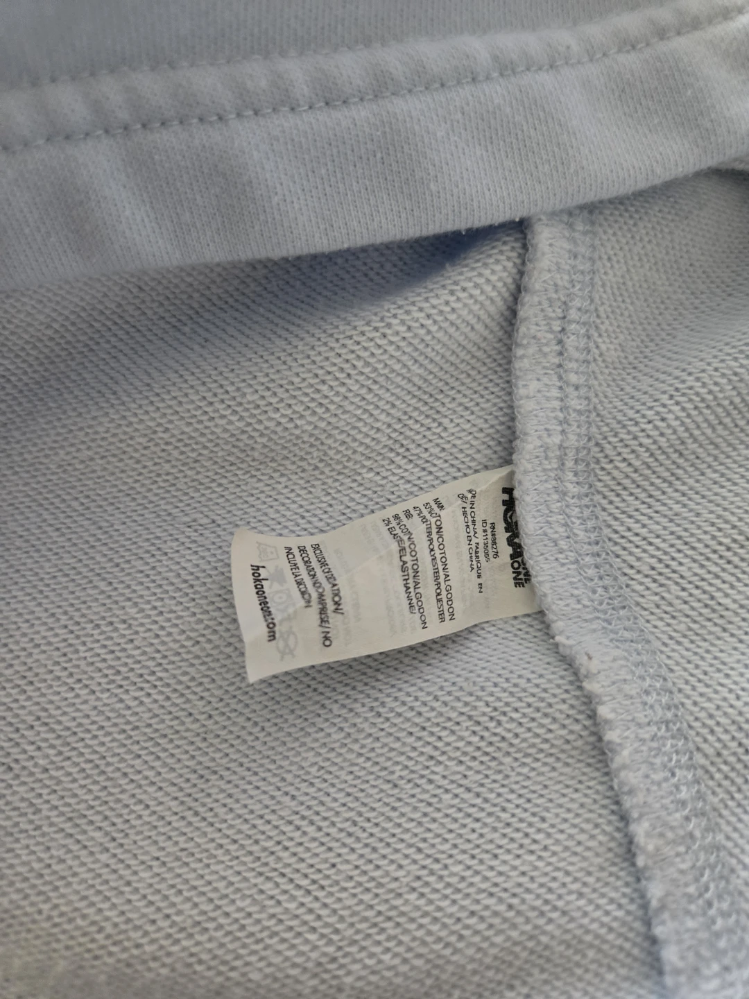Hoka One One Light Blue Hoodie - photo 4