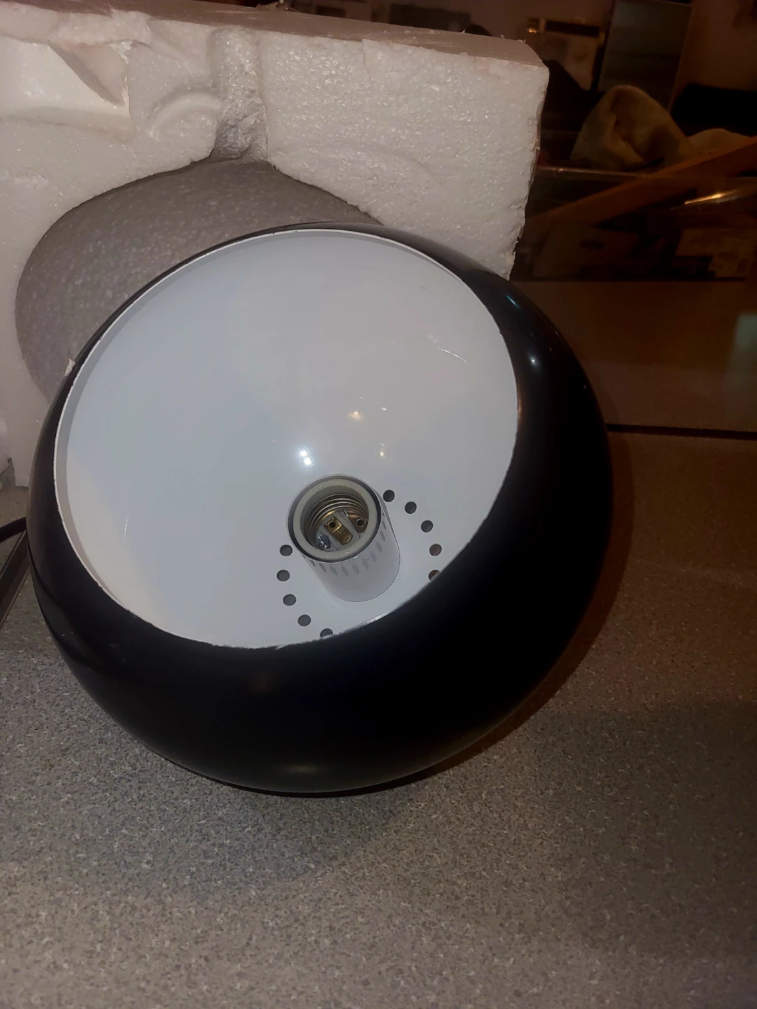 Black, Spherical, Pendant Light Fixture -BNIB - photo 4