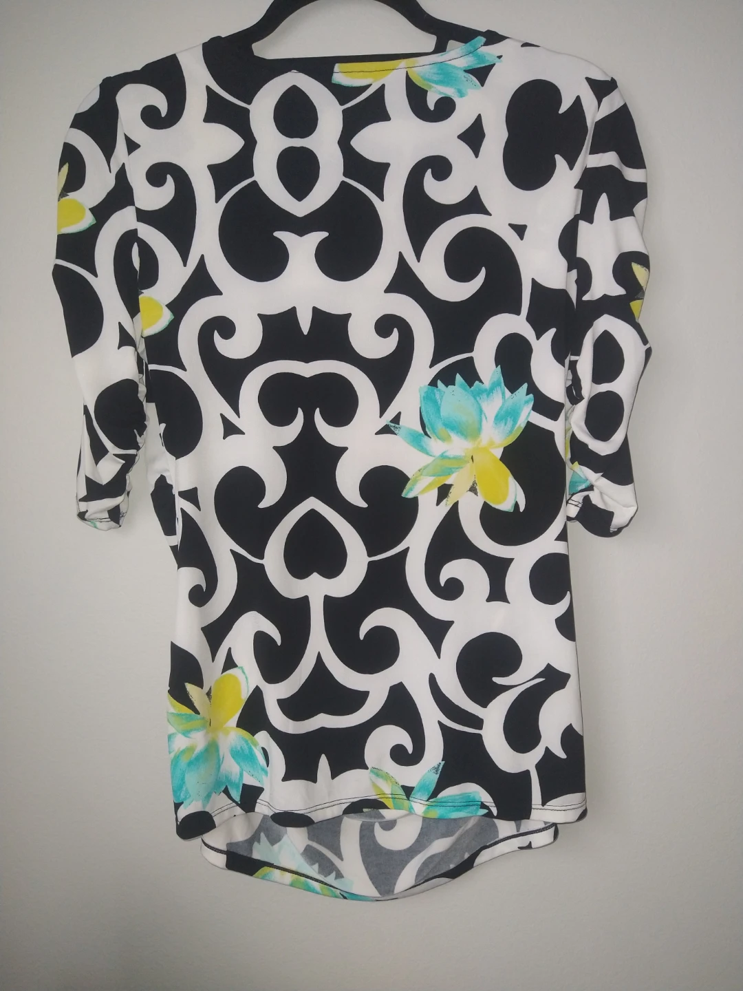 Alfani Floral 3/4 Sleeve Long Floral Blouse Size Small - photo 3