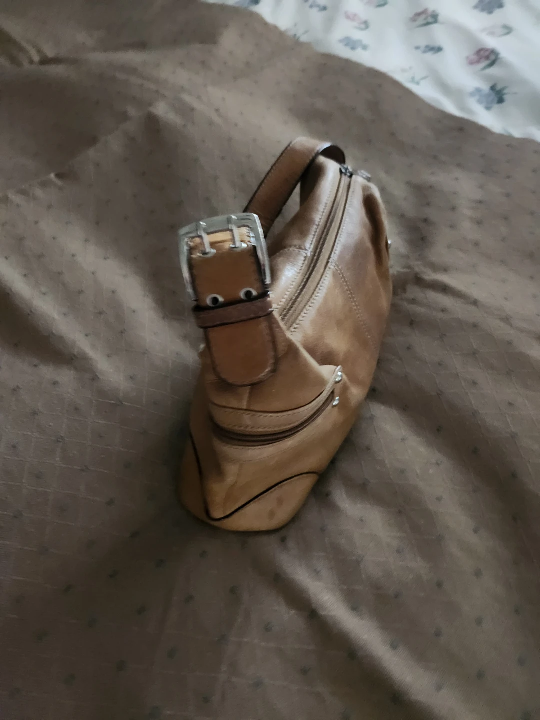 Brown Leather Shoulder Bag - photo 3