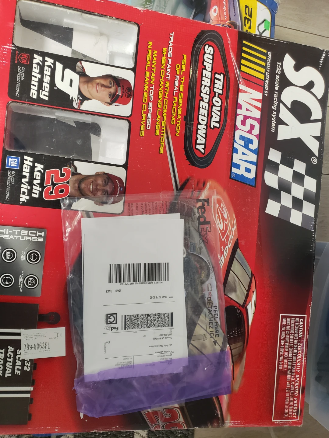 SCX NASCAR Tri-Oval Superspeedway 1:32 Scale Racing System