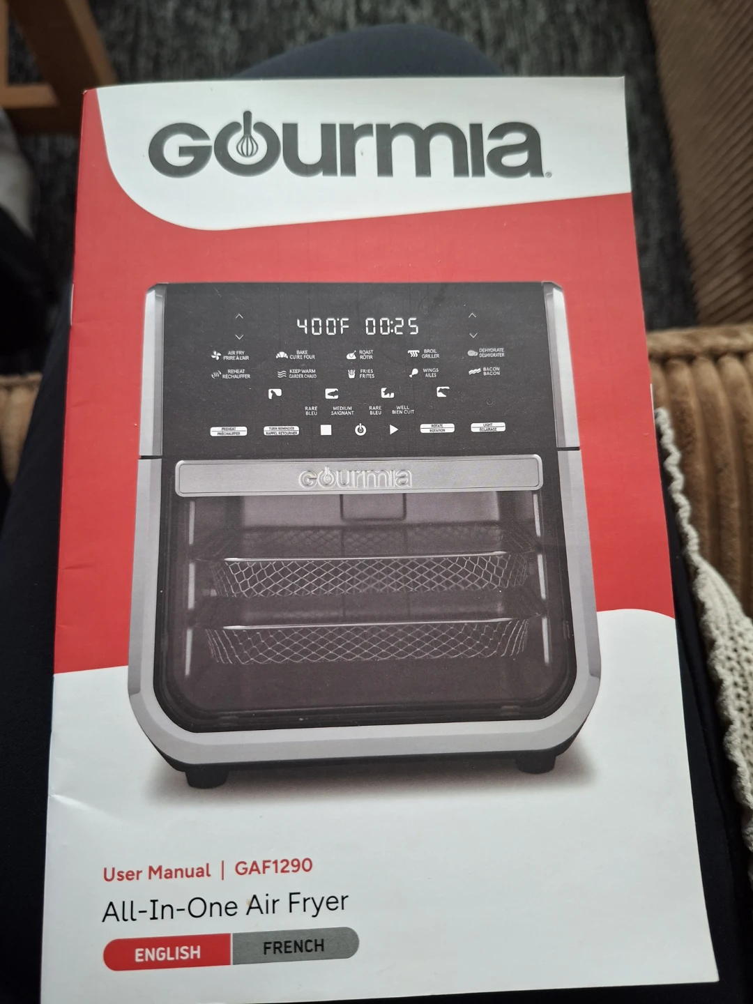 Gourmia GAF1290 All-In-One Air Fryer