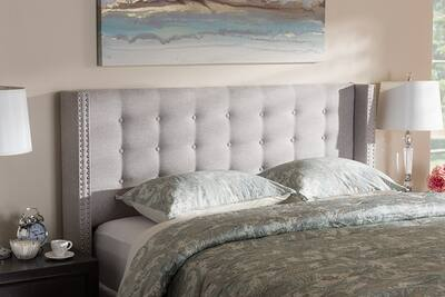 Upholstered Queen Wingback Tufted Headboard(NEW In Box)