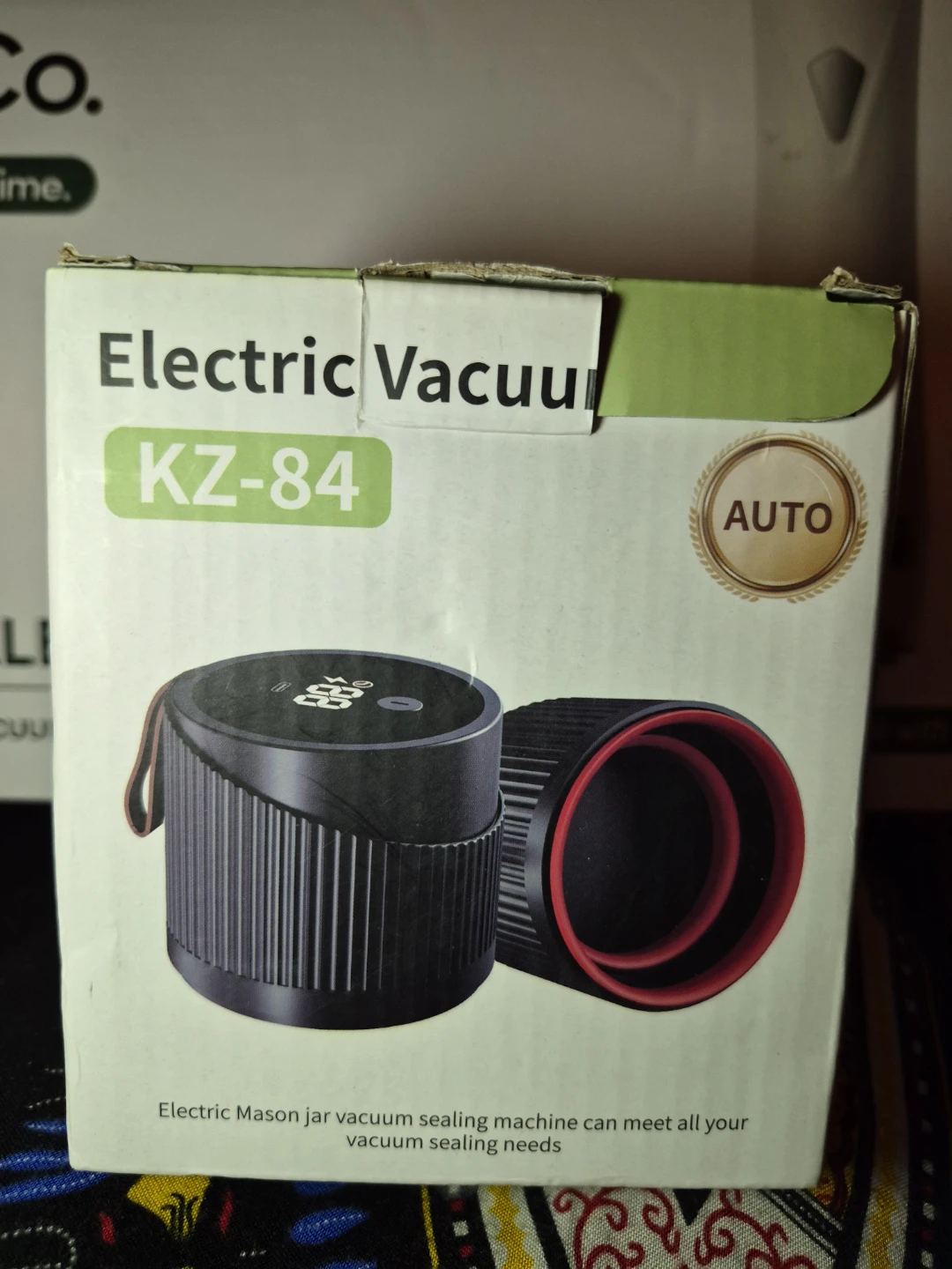 Electric Vacuum Sealer KZ-84 for Mason Jars