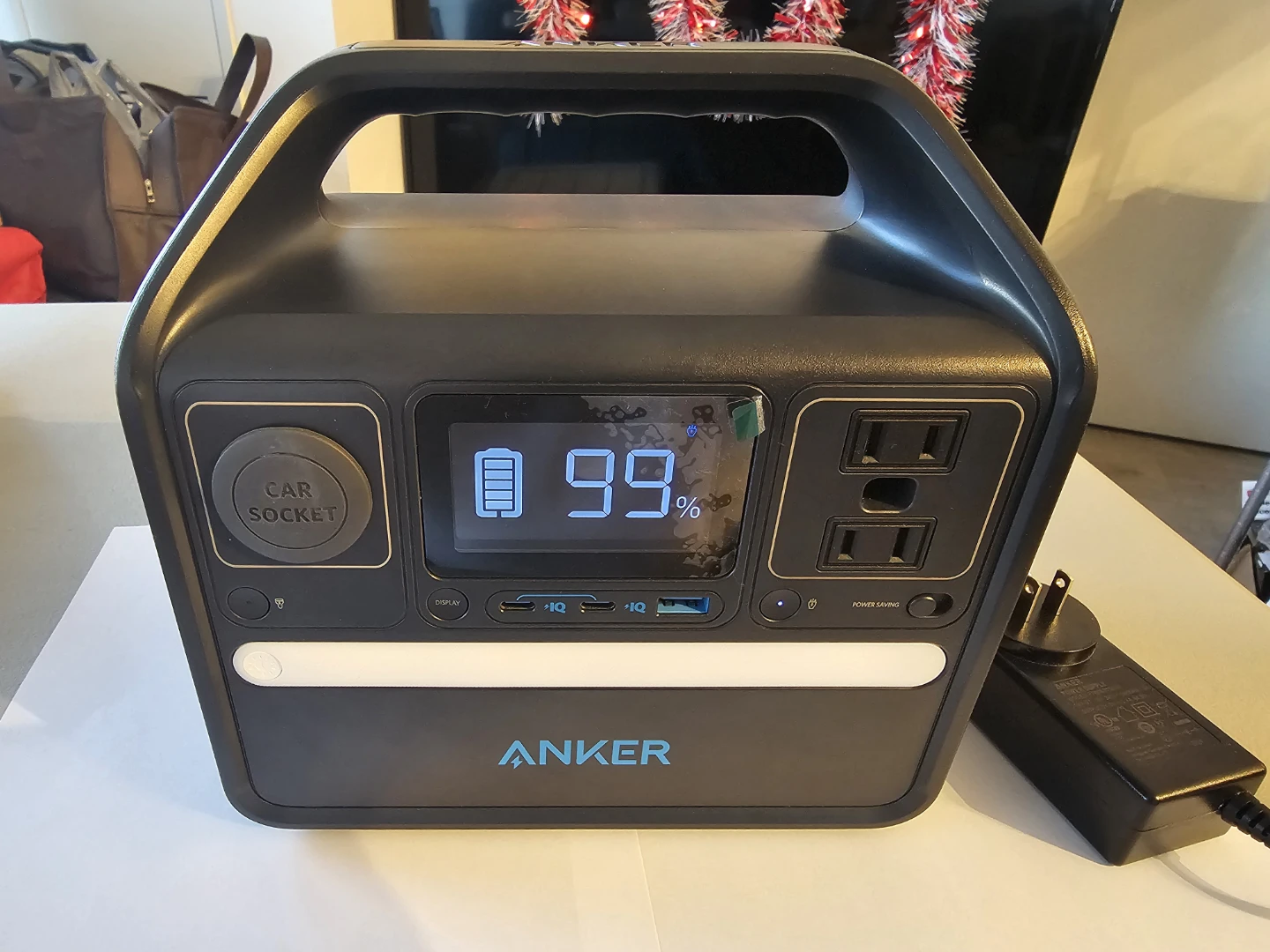 Fully charged Anker 522 Power Station.Great for picnic power