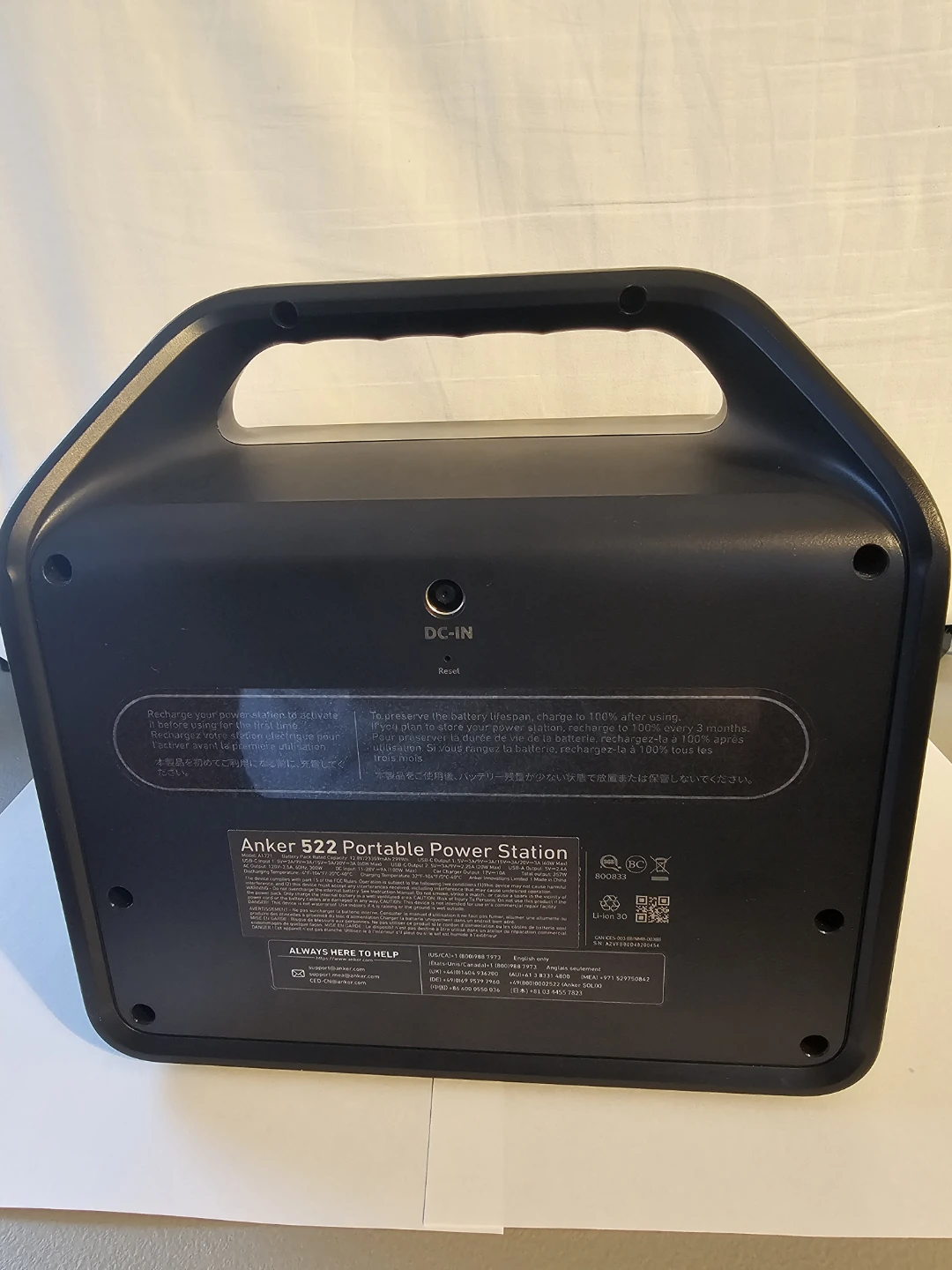 Fully charged Anker 522 Power Station.Great for picnic power - photo 2