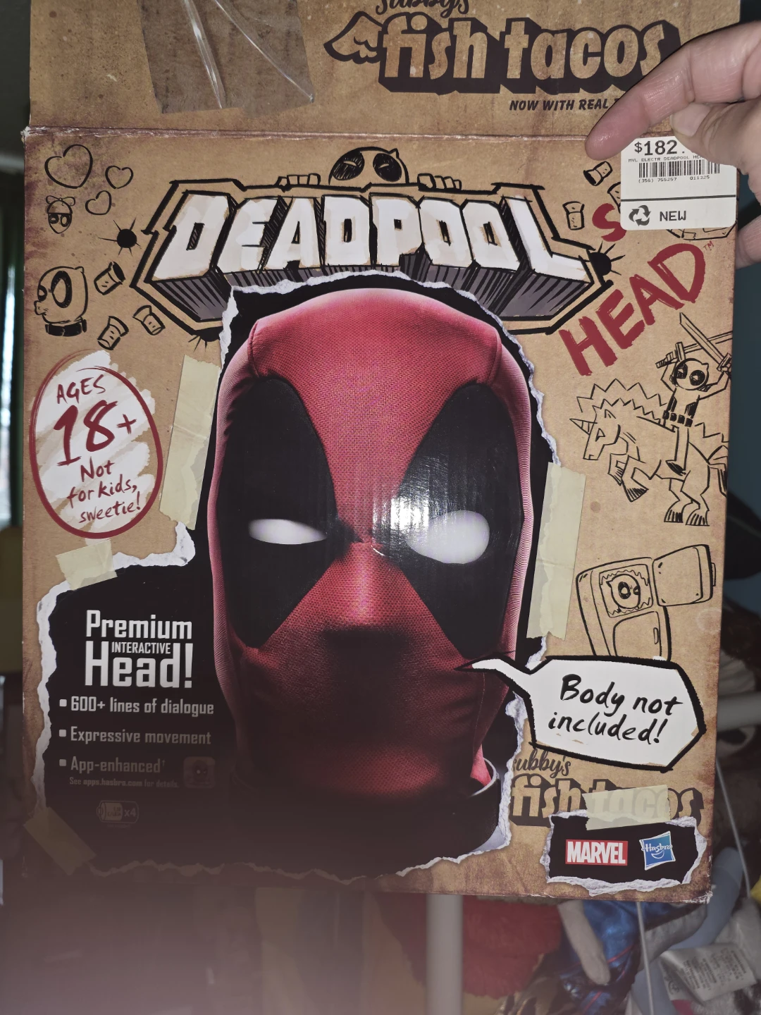 Deadpool interactive head - photo 4