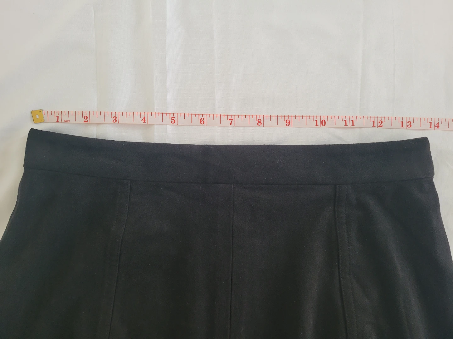 Wilfred Free Black Suede Button-Front Skirt Size 6 - photo 4