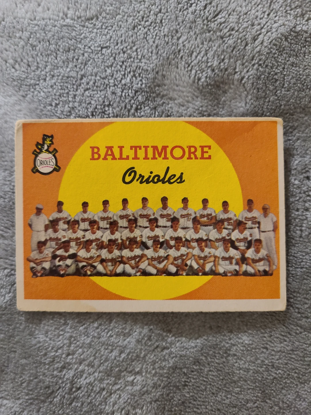 1959 Topps Baseball Check List Card Baltimore Orioles
