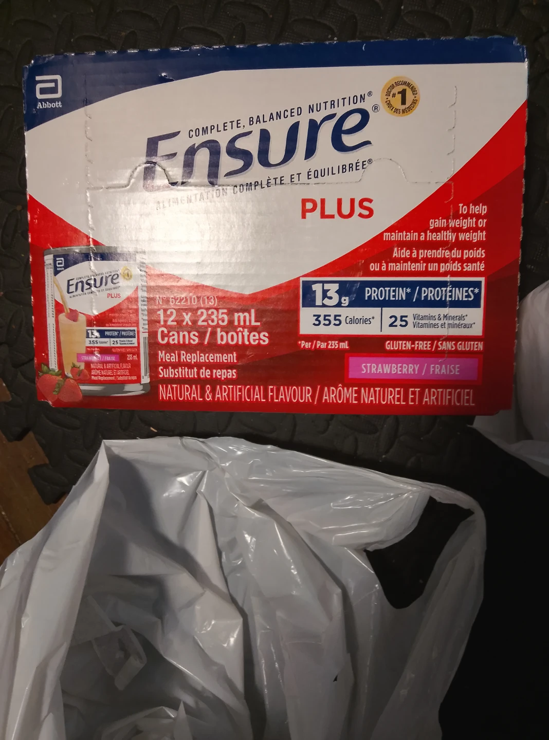 Ensure Plus Strawberry Meal Replacement Drinks