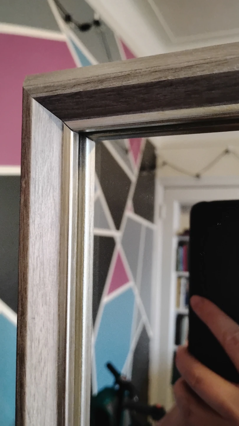 Gray rustic full length mirror - photo 2