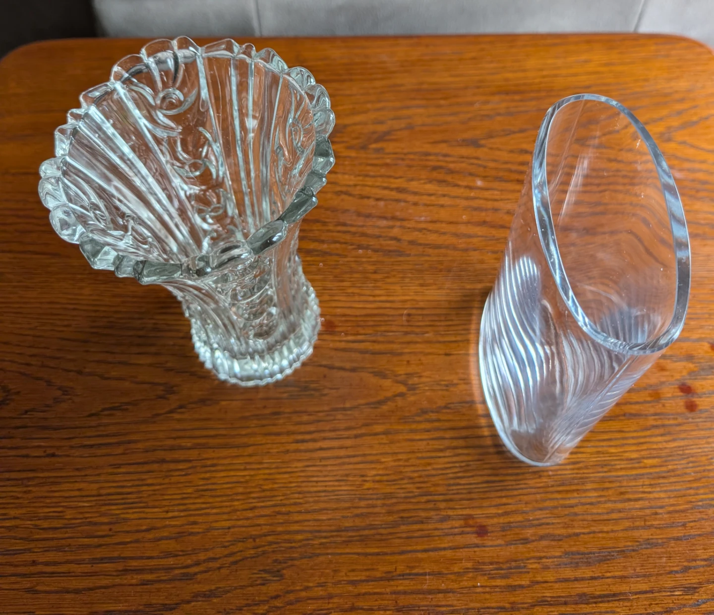 Two Glass Vases