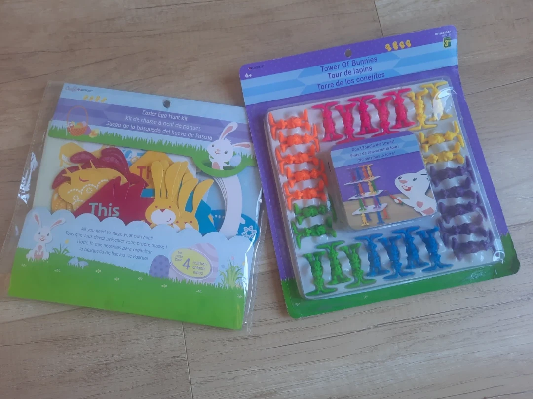 Easter Egg Hunt Kit & Tower Of Bunnies Game