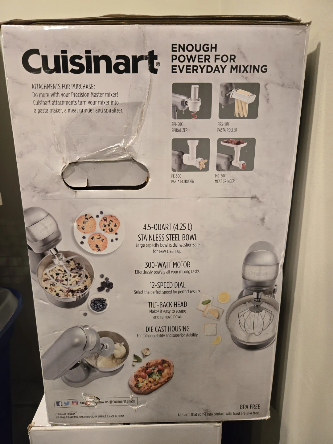 Cuisinart Precision Master 4.5-Quart Stand Mixer - photo 4