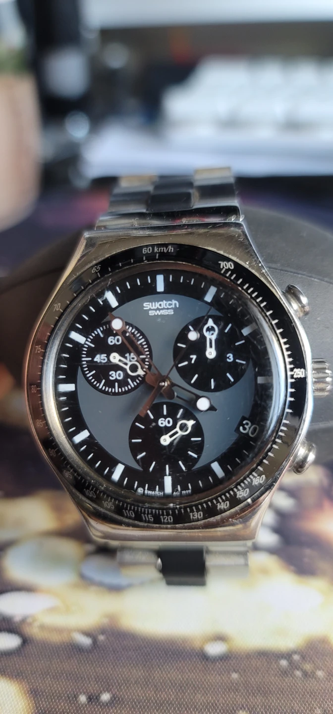 Vintage Swatch Irony Chronograph "Secret Agent" – Swiss Made