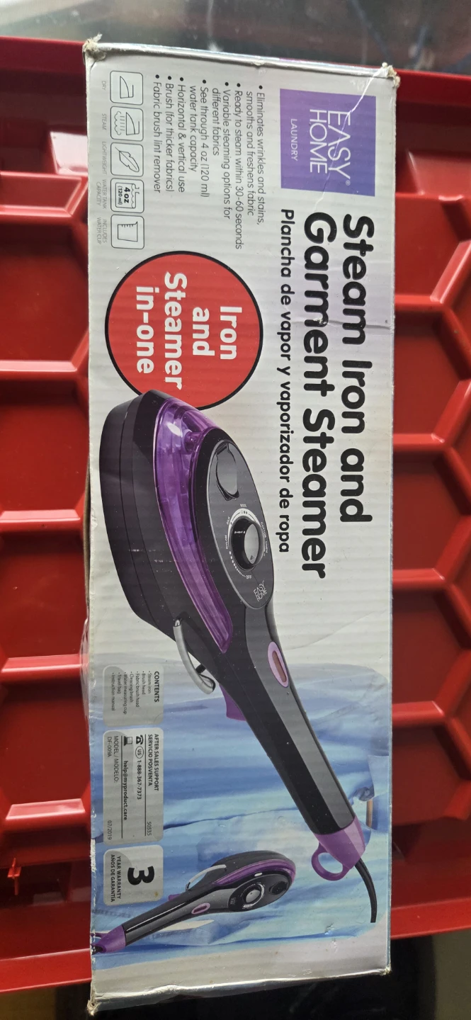 Easy Home Steam Iron and Garment Steamer - photo 4