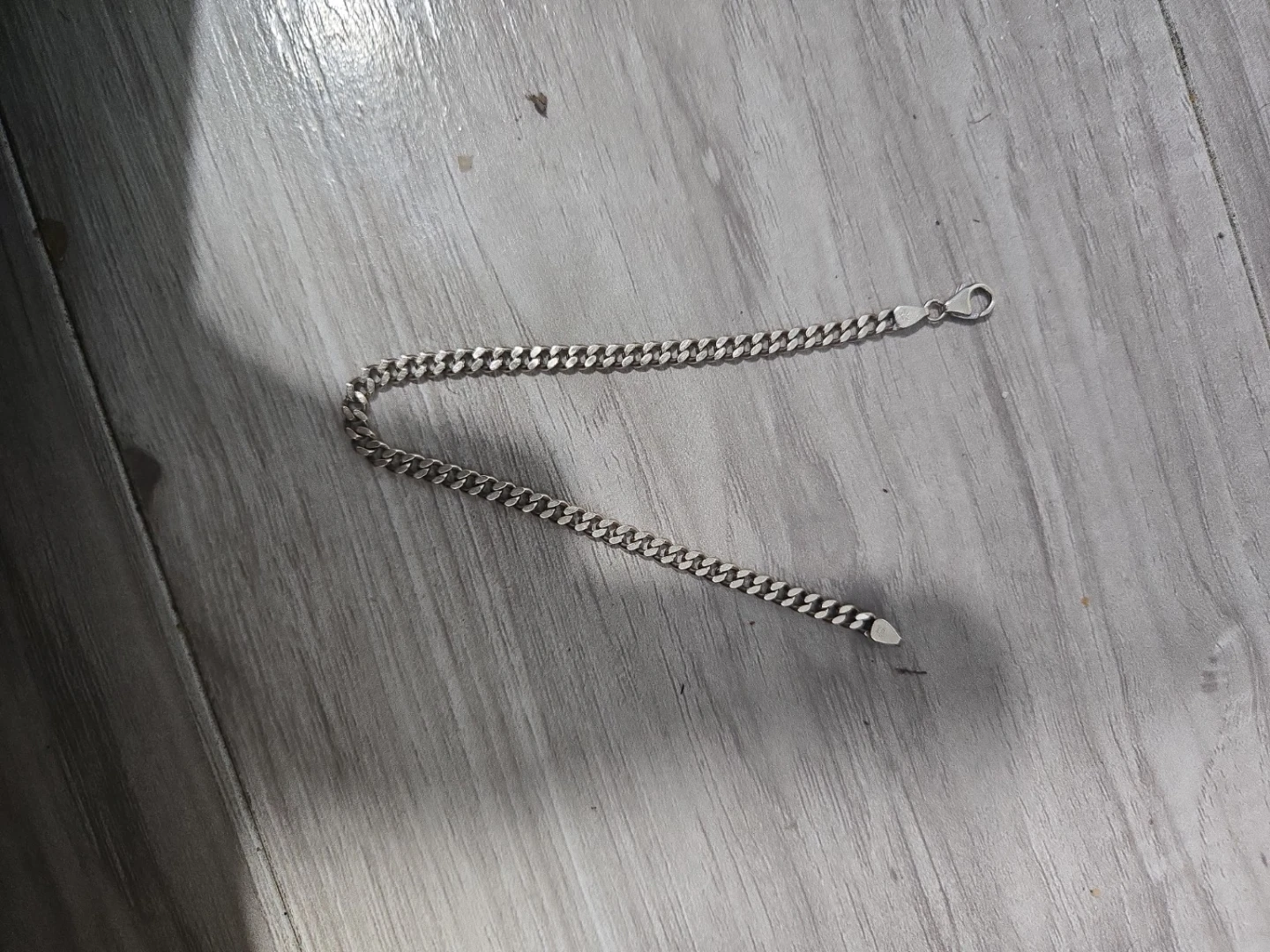 Sterling Silver Curb Chain Bracelet