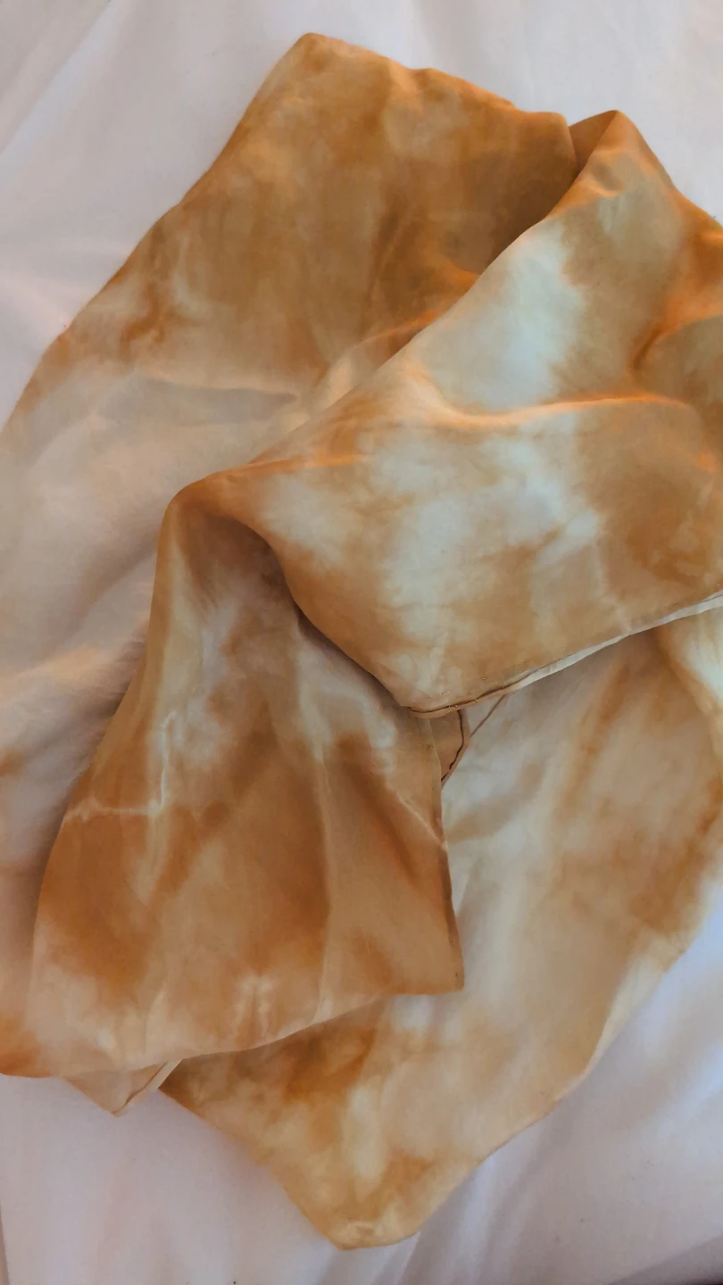 Hand Tie-Dyed Silk Scarf