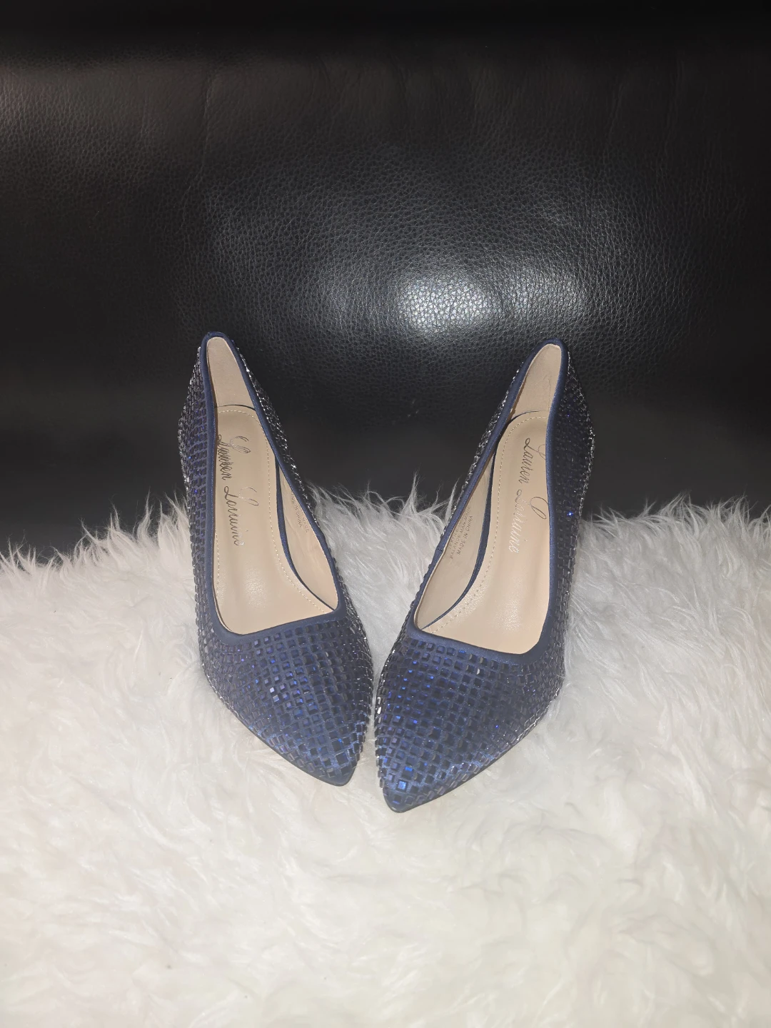 Lauren Lorraine Crystal Embellished Heels