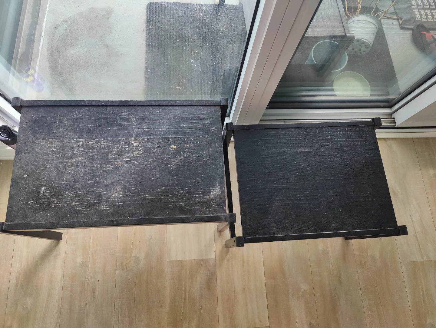 Black Nesting Side Tables