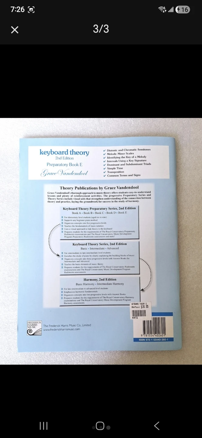 Grace Vandendoool Keyboard Theory Preparatory Book E 2nd Edition - photo 3