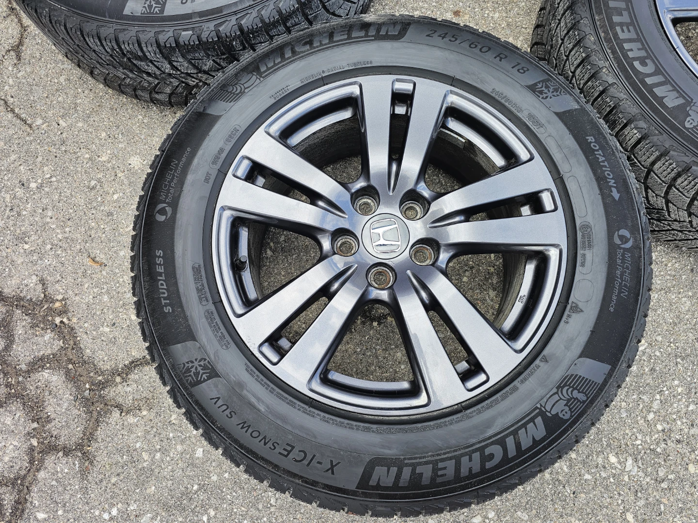 HONDA PILOT/PASSPORT WINTER TIRES ON O.E.M RIMS - photo 3