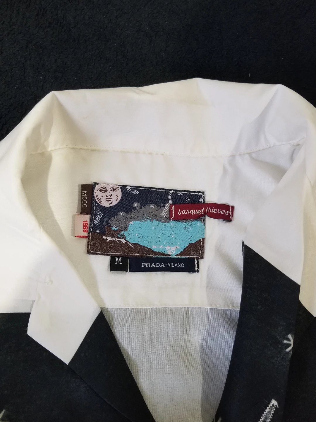 PRADA Graphic Button-Up Shirt - photo 2